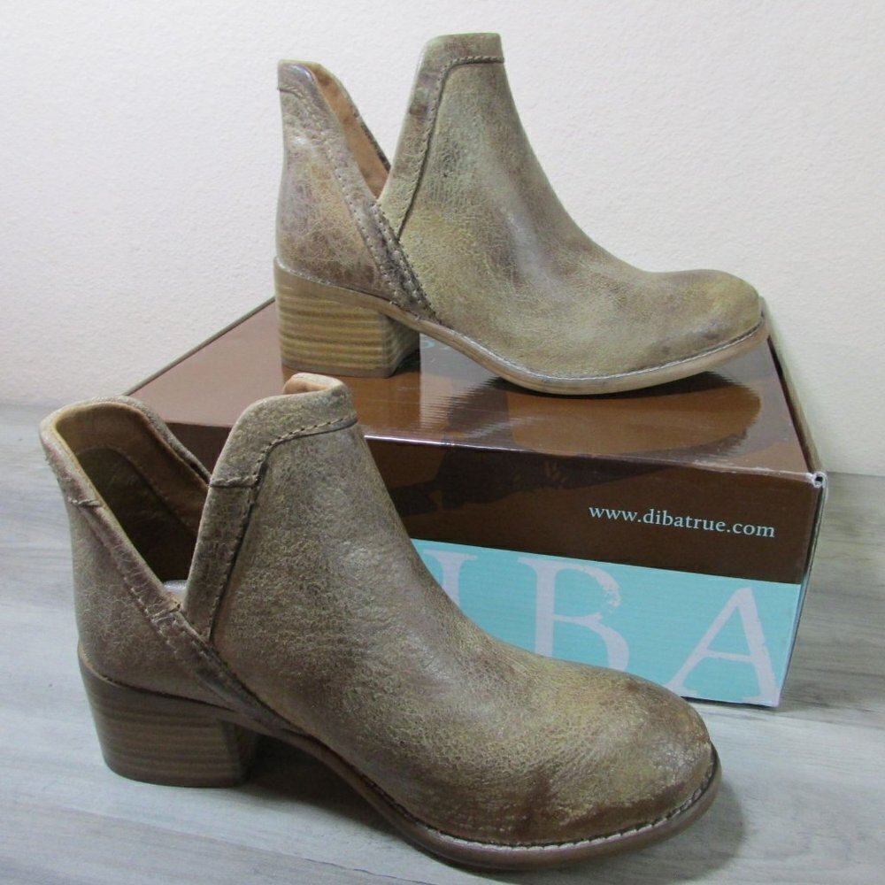 Diba True Women's 6.5 True Work Nerd Pull On Boots - Tan - 90057